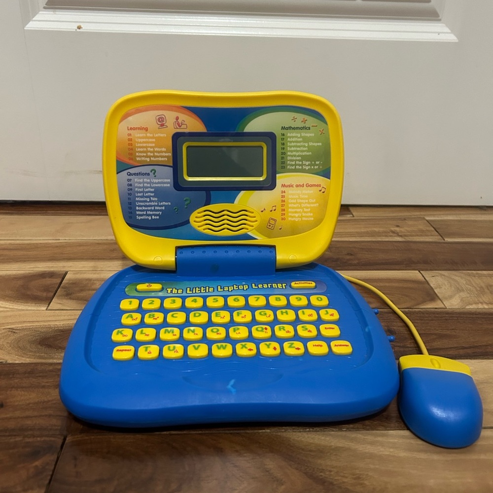 Blue and Yellow Kids Learning Laptop